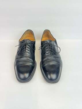 Mezlan Kingston Perforated Cap Toe Oxford Dress Shoes Size 7.5 M